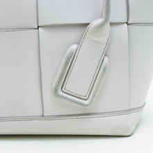 Load image into Gallery viewer, BOTTEGA VENETA Arco Small Intrecciato Leather Tote Bag in White [ReSale]