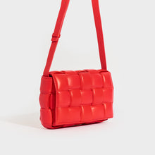 Load image into Gallery viewer, BOTTEGA VENETA Padded Cassette Bag in Red