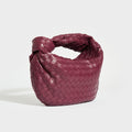 Teen Jodie Intrecciato Leather Bag in Bordeaux