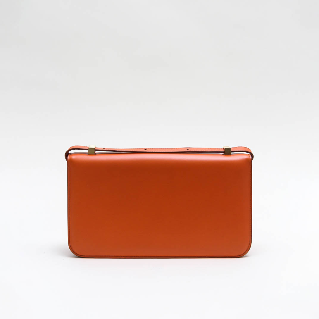 BOTTEGA VENETA The Classic Small Leather Shoulder Bag in Orange [ReSale]