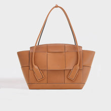 Load image into Gallery viewer, BOTTEGA VENETA Arco Large Intrecciato Leather Tote Bag in Wood [ReSale]