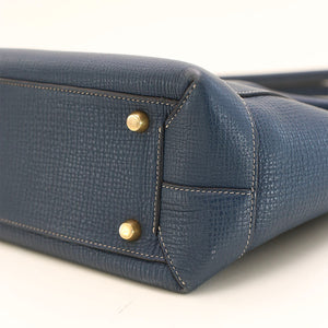 BOTTEGA VENETA Arco Large Leather Tote Bag in Deep Blue [ReSale]
