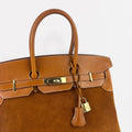 Birkin 35 in Grizzly Barenia Suede [ReSale]