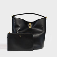 Load image into Gallery viewer, CELINE Bucket 16 Leather Shoulder Bag in Black [ReSale]