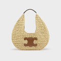 Classic Panier Hobo Bag in Raffia