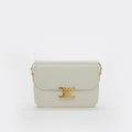 Medium Classique Triomphe Shoulder Bag in White