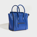 Micro Luggage Handbag in Blue