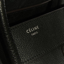 Load image into Gallery viewer, CELINE Mini Luggage Handbag in Black Grained Leather