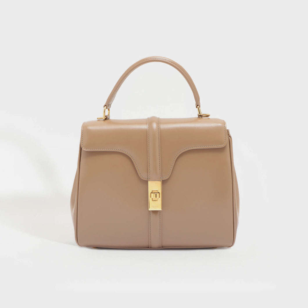 CELINE Small 16 Bag in Satinated Nude Calf Leather [ReSale]