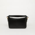 Teen Triomphe Bag in Black Shiny Calfskin