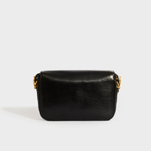 Load image into Gallery viewer, CELINE Vintage Horse Carriage Leather Shoulder Bag in Black
