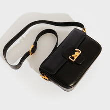 Load image into Gallery viewer, CELINE Vintage Horse Carriage Leather Shoulder Bag in Black
