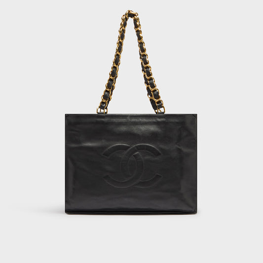 Large CC Tote in Black 1990