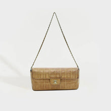 Load image into Gallery viewer, CHANEL East West Chocolate Bar Leather Shoulder Bag in Tan 2000 - 2002 [ReSale]