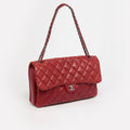 Maxi 3 Accordion Flap Bag in Red Lambskin 2011