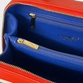 Medium Tricolour CC Filigree Vanity Case in Caviar Leather