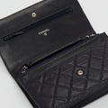 Wallet On Chain in Navy Blue Caviar Leather 2013 - 2014