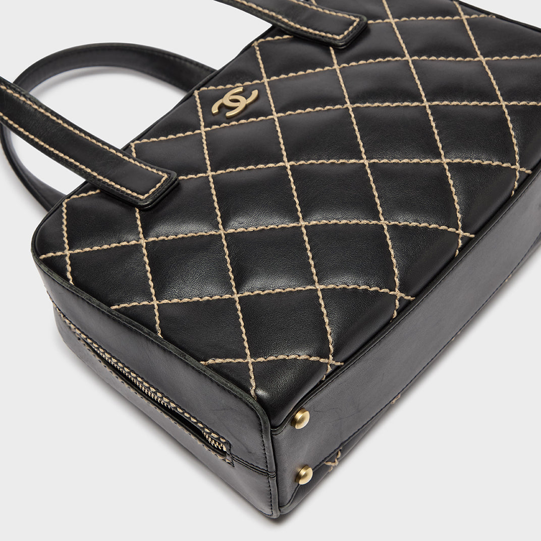 Wild Stitch Top Handle Bag