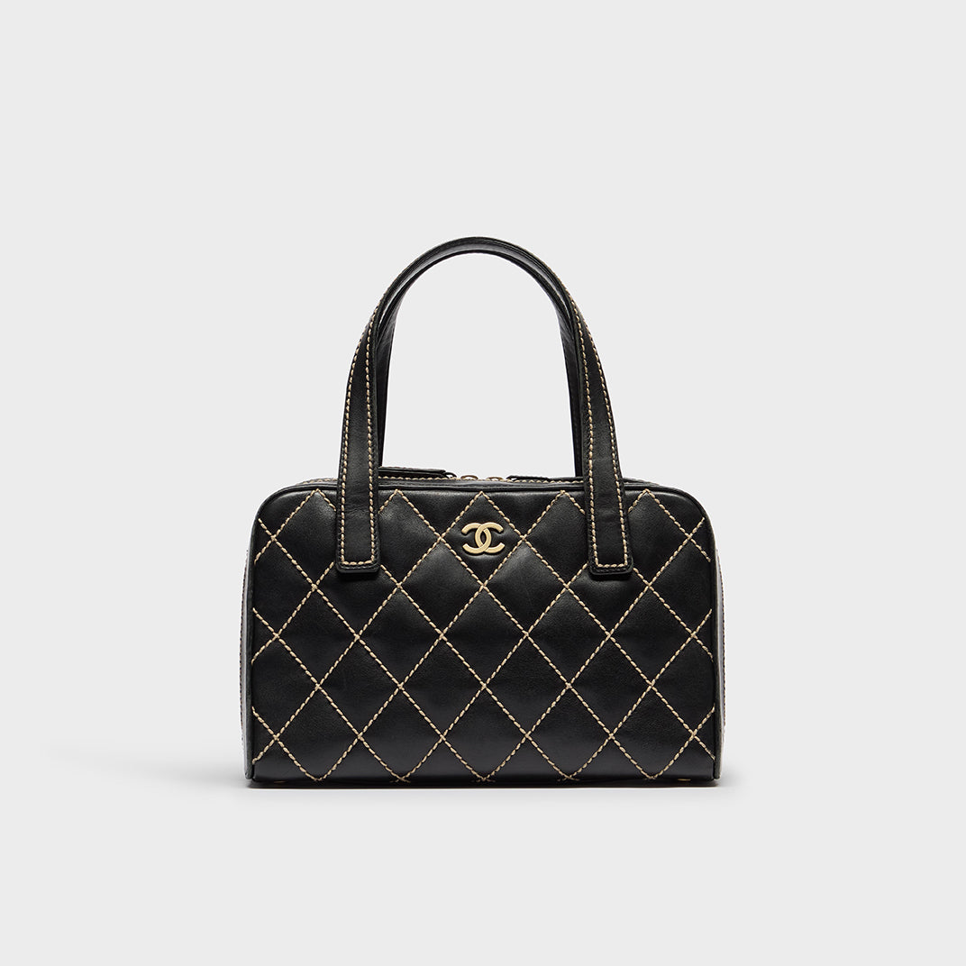 Wild Stitch Top Handle Bag