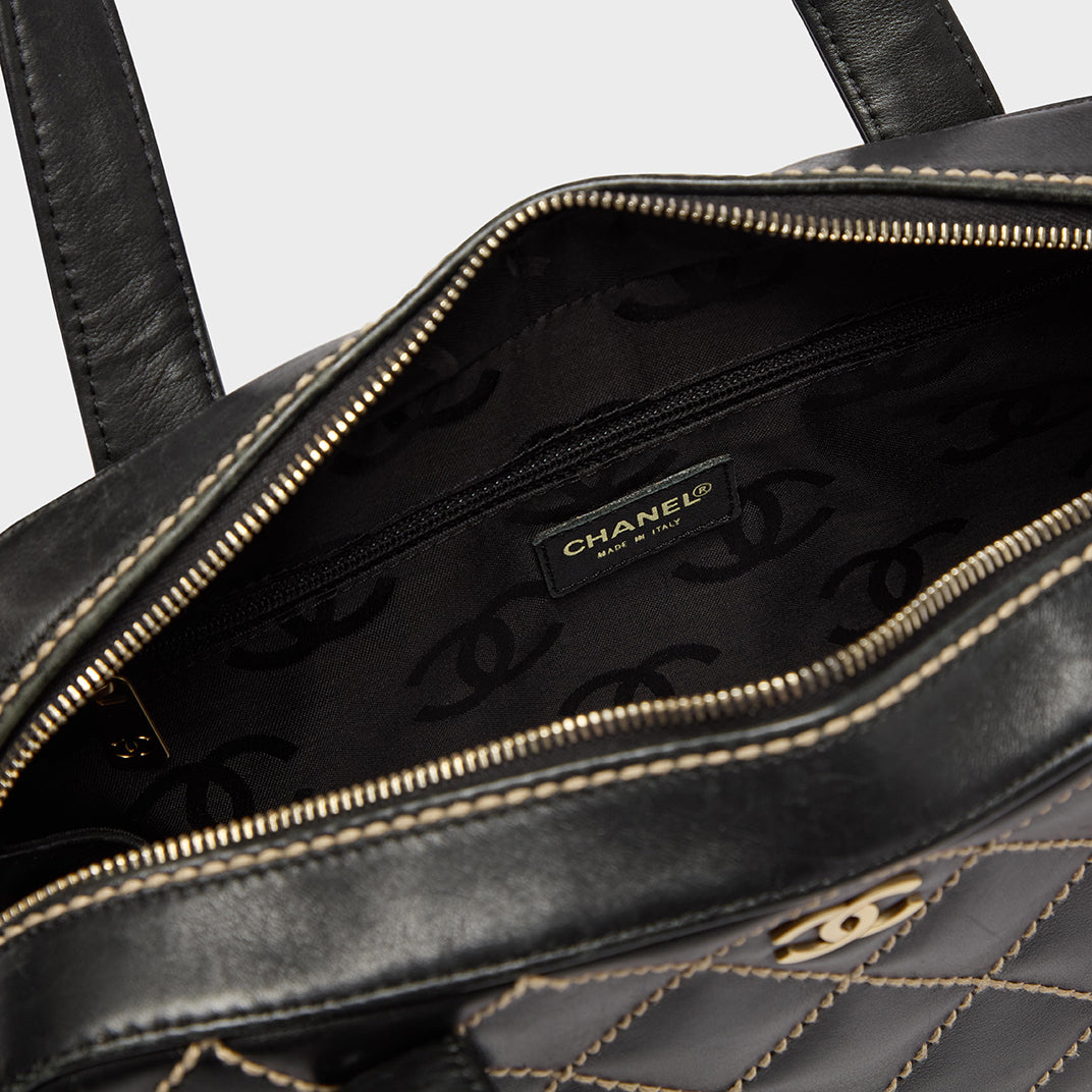 Wild Stitch Top Handle Bag