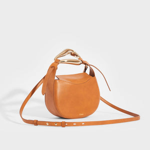 CHLOÉ Kiss Small Leather Tote in Tan [Resale]