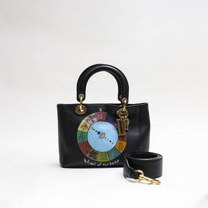 CHRISTIAN DIOR Vintage Lady Dior Wheel of Fortune Bag [ReSale]