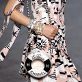 La Pausa Coco Lifesaver Bag in White Lambskin