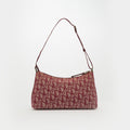 Monogram Shoulder Bag in Red