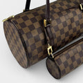Papillon 30 in Monogram Damier