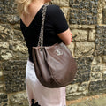 Vintage Sensual CC Tote in Brown Leather