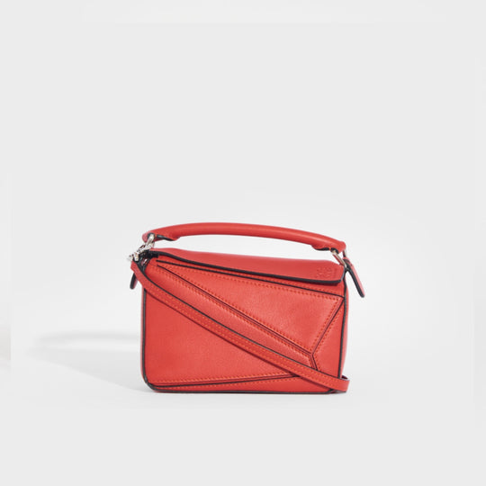 Mini Puzzle Shoulder Bag in Pomelo Leather