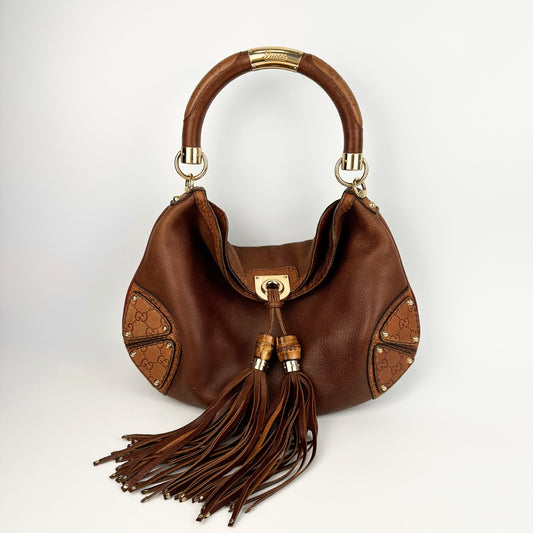 Vintage Indy in Brown Leather