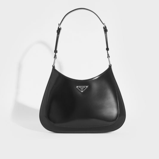 Cleo Large Shoulder Bag in Black