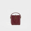 Le 37 Mini Shoulder Bag in Burgundy