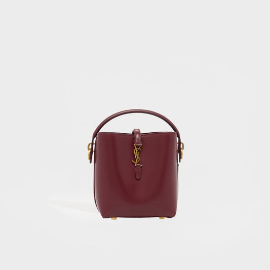 Le 37 Mini Shoulder Bag in Burgundy