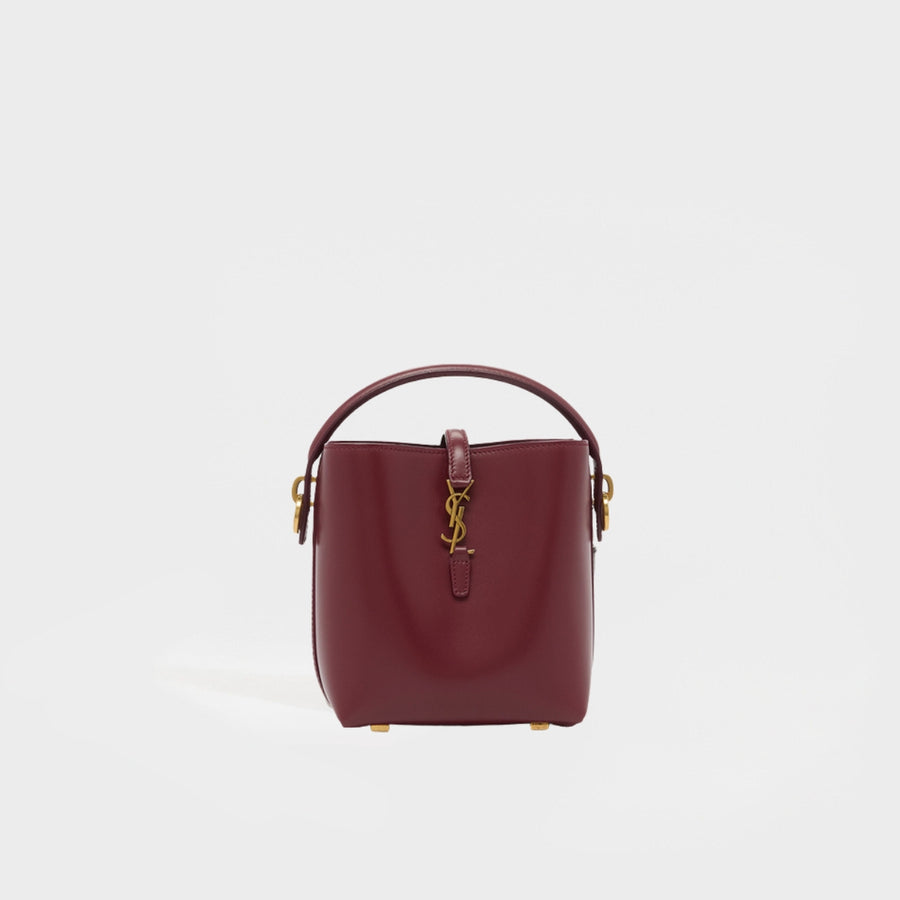 Le 37 Mini Shoulder Bag in Burgundy