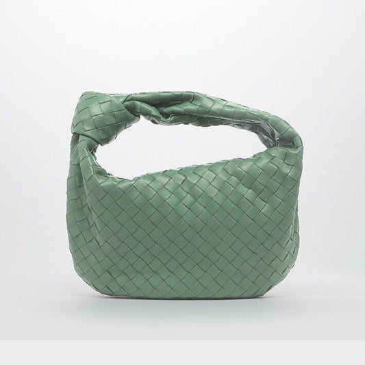 Teen Jodie Intrecciato Leather Bag in Green