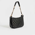 CC Quilted Caviar Shoulder Bag in Black 2003 - 2004