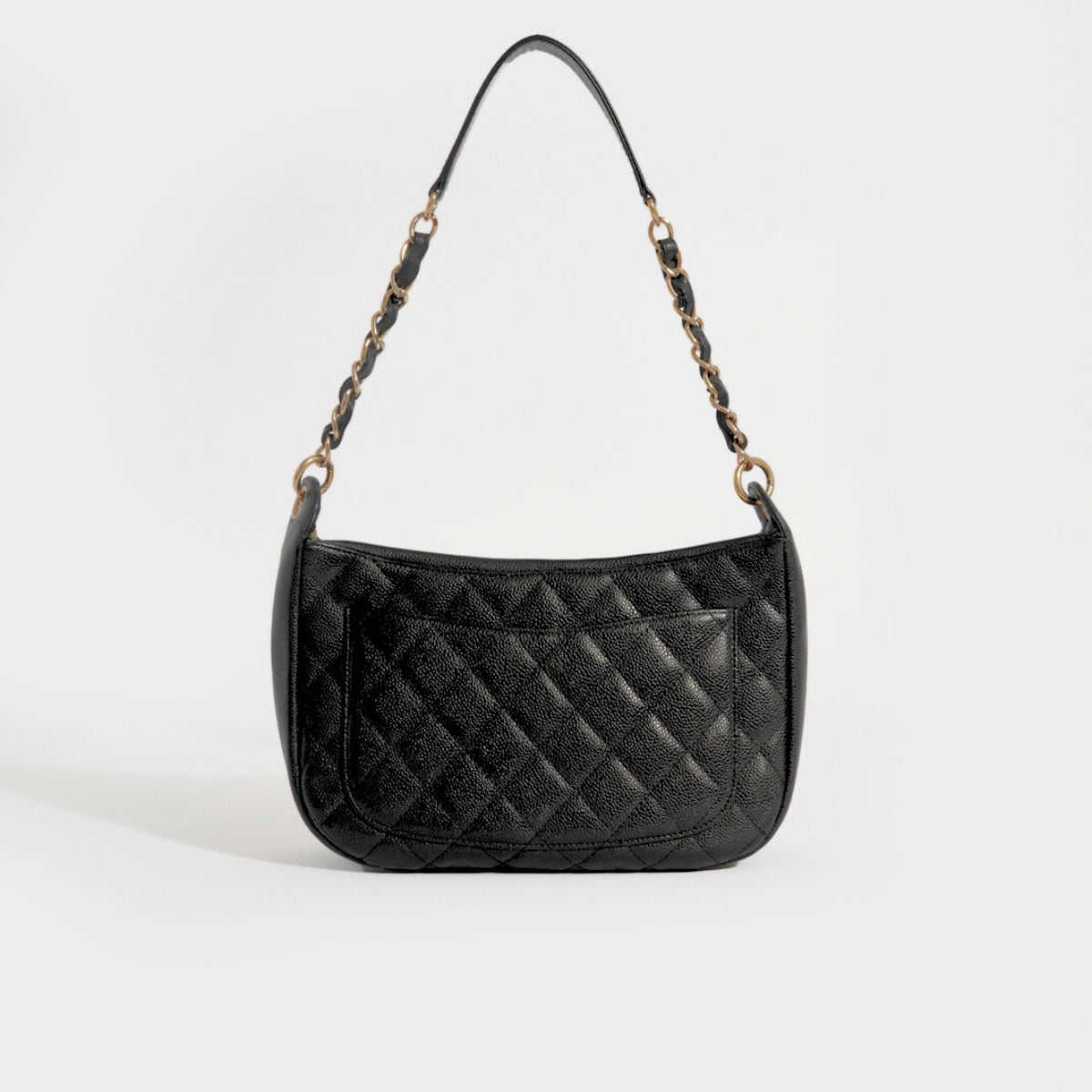 CC Quilted Caviar Shoulder Bag in Black 2003 - 2004