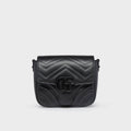 GG Marmont Matelassé Mini Shoulder Bag in Black