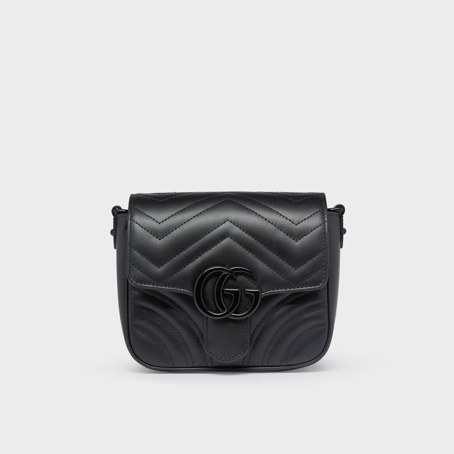 GG Marmont Matelassé Mini Shoulder Bag in Black