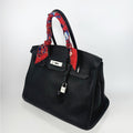 Clemence Leather Birkin 35 in Black 2004