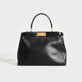 Peekaboo Handbag in Black Leather