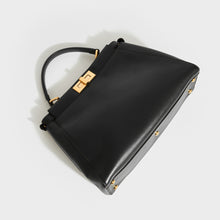 Load image into Gallery viewer, FENDI Peekaboo Handbag in Black Leather
