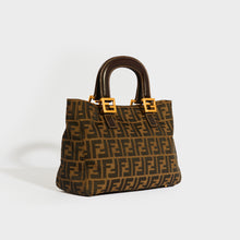 Load image into Gallery viewer, FENDI Zucca Top Handle Canvas Bag