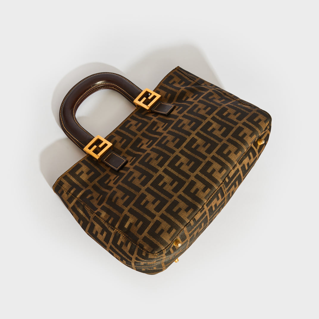 Zucca Top Handle Canvas Bag