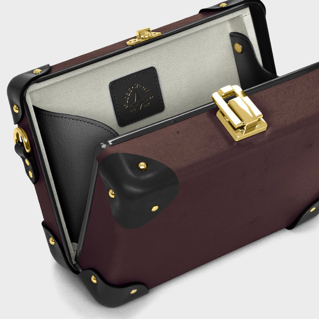 Centenary Miniature Case in Oxblood with Black [ReSale]
