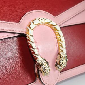 GUCCI Dionysus Small Shoulder Bag in Red and Pink [ReSale]