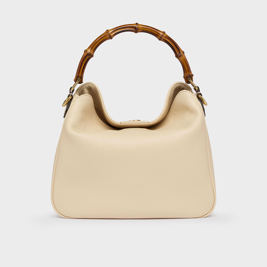 Medium Diana Shoulder Bag in Beige