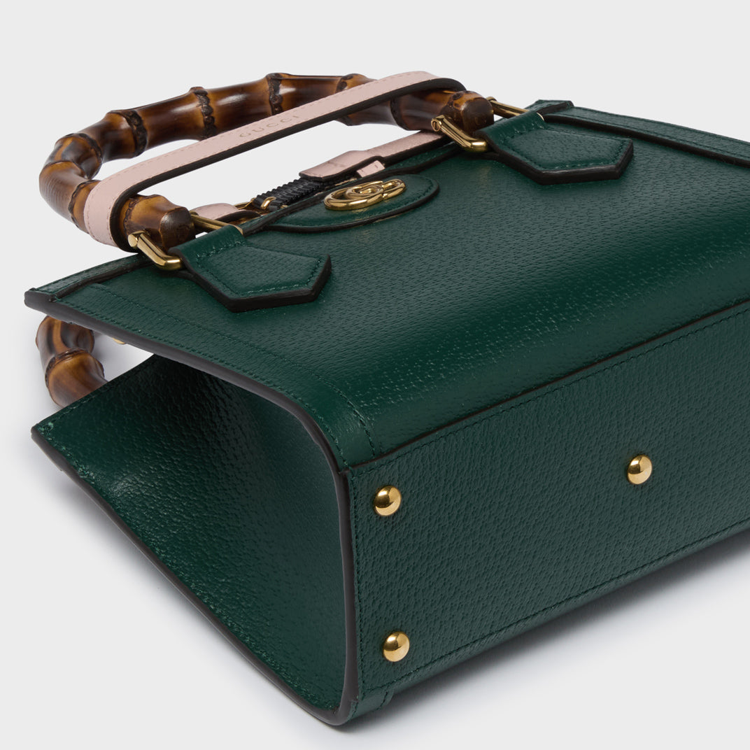 Diana Mini Tote Bag in Green